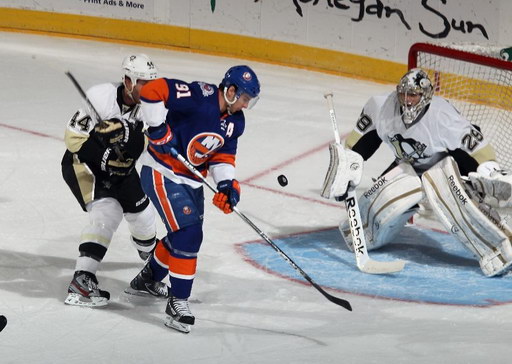 Brooks Orpik, John Tavares, Marc-Andre Fleury