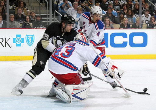 Eric Tangradi, Martin Biron, Michael Del Zotto