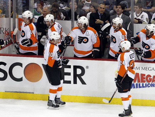 Brayden Schenn, Scott Hartnell, Matt Read