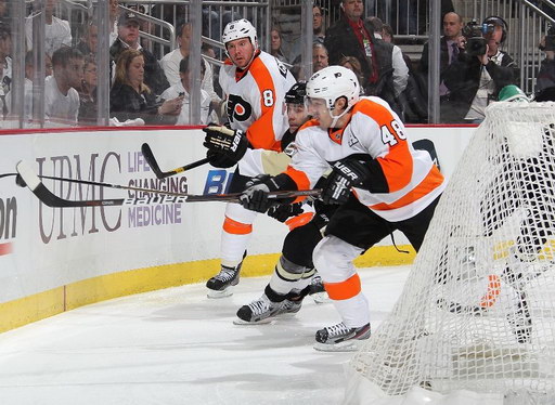 Nicklas Grossman, Pascal Dupuis, Daniel Briere