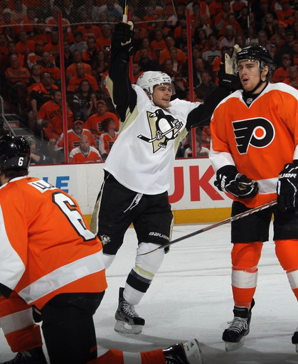 Andreas Lilja, Chris Kunitz, Matt Read