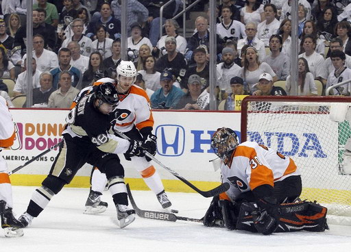 Tyler Kennedy, Sean Couturier, Ilya Bryzgalov