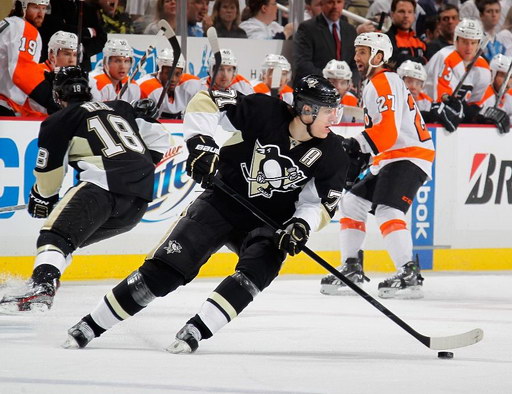 James Neal, Evgeni Malkin, Maxime Talbot