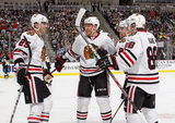 Viktor Stalberg, Marián Hossa, Patrick Kane