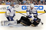 Dwayne Roloson, Evgeni Malkin, Victor Hedman