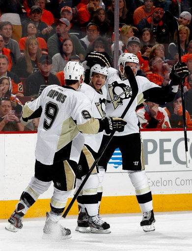 Pascal Dupuis, Tyler Kennedy, Paul Martin