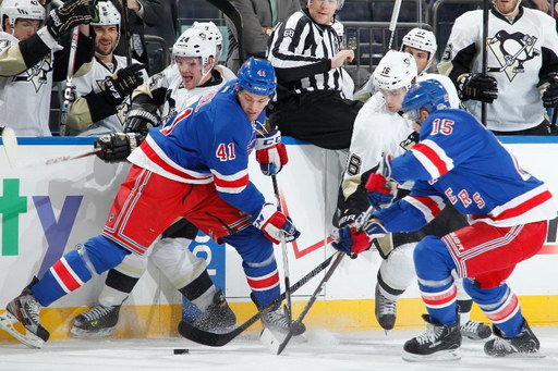 Matt Cooke, Stu Bickel, Brandon Sutter, Jeff Halpern