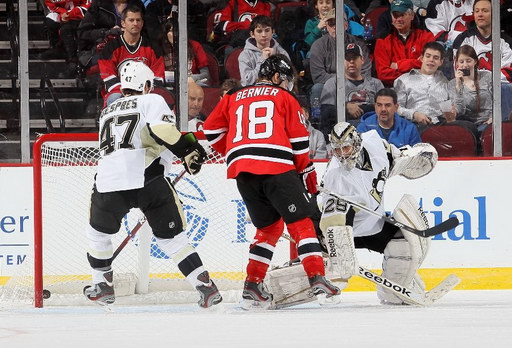 Simon Despres, Steve Bernier, Marc-Andre Fleury