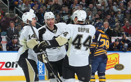 Chris Kunitz, Pascal Dupuis, Brooks Orpik