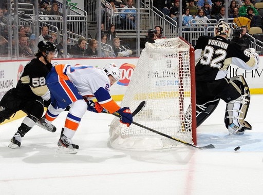 Kristopher Letang, Kyle Okposo, Tomas Vokoun