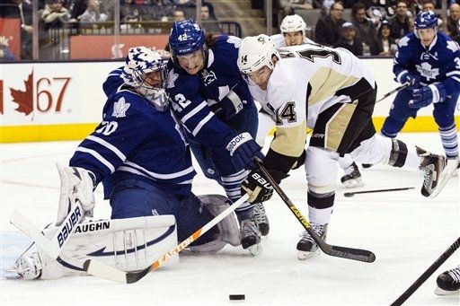 Ben Scrivens, Tyler Bozak, Chris Kunitz