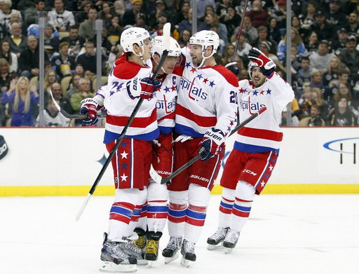 John Carlson, Alexander Ovechkin, Troy Brouwer