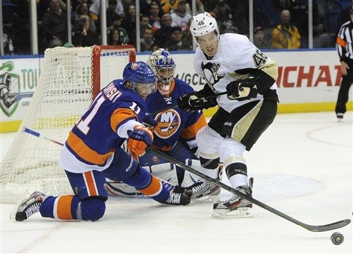 Lubomir Visnovsky, Evgeni Nabokov, Joe Vitale