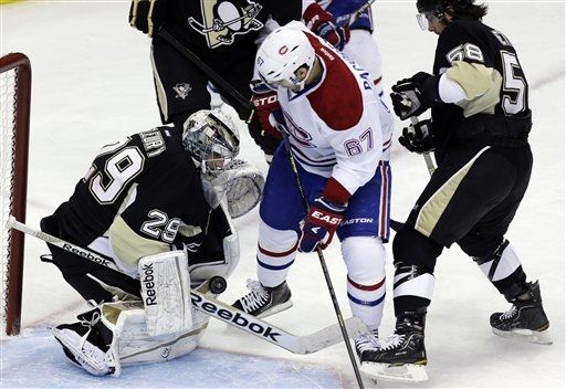 Marc-Andre Fleury, Max Pacioretty, Kristopher Letang