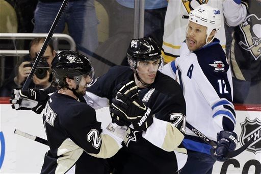 Matt Niskanen, Evgeni Malkin, Olli Jokinen