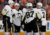 Evgeni Malkin, Chris Kunitz, Sidney Crosby, Paul Martin