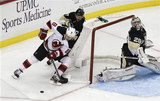 Dainius Zubrus, Paul Martin, Marc-Andre Fleury