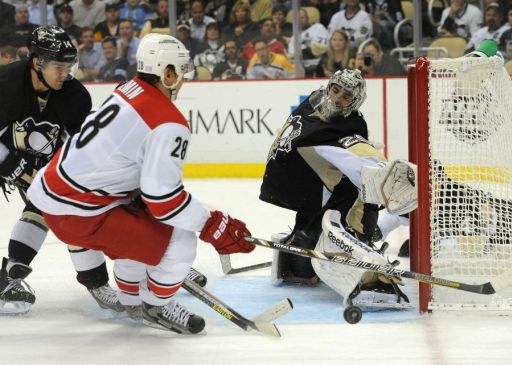 Chris Kunitz, Alexander Semin, Marc-Andre Fleury