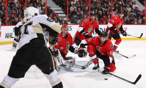 Sidney Crosby, Eric Gryba, Craig Anderson