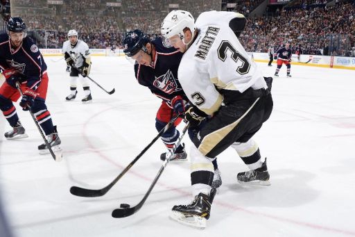 Nick Foligno, Corey Tropp, Olli Maatta