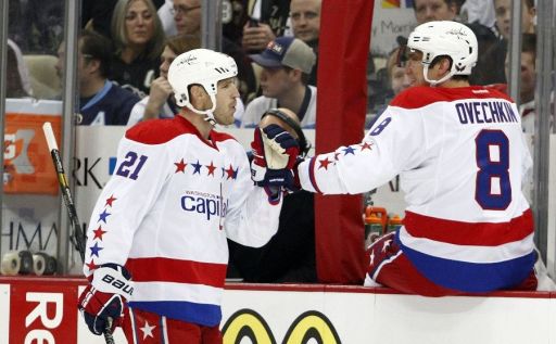 Brooks Laich, Alexander Ovechkin