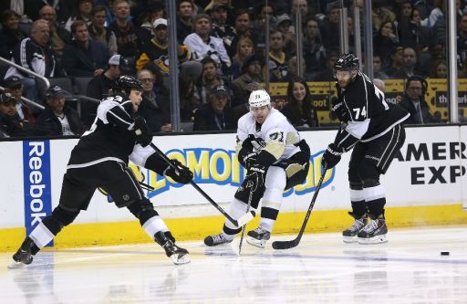 Dwight King, Evgeni Malkin, Willie Mitchell