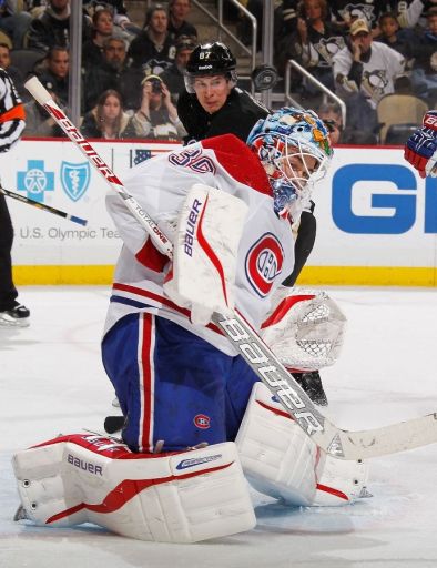 Peter Budaj, Sidney Crosby