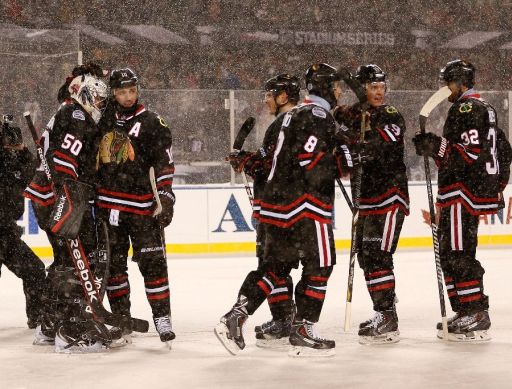 Corey Crawford, Patrick Sharp