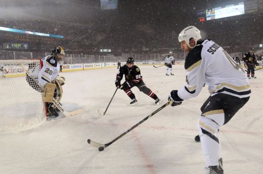 Marc-Andre Fleury, Patrick Kane, Rob Scuderi