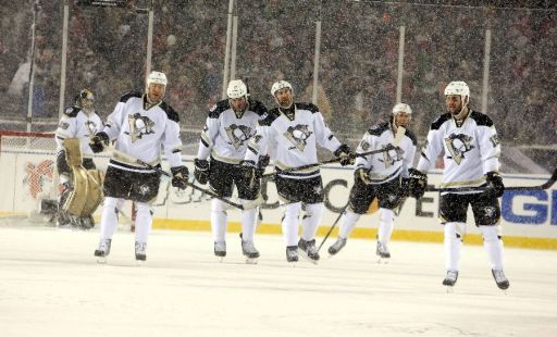 Rob Scuderi, Taylor Pyatt, Brooks Orpik, Brian Gibbons, Tanner Glass