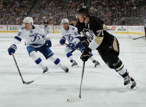 Matt Carle, Valtteri Filppula, Evgeni Malkin