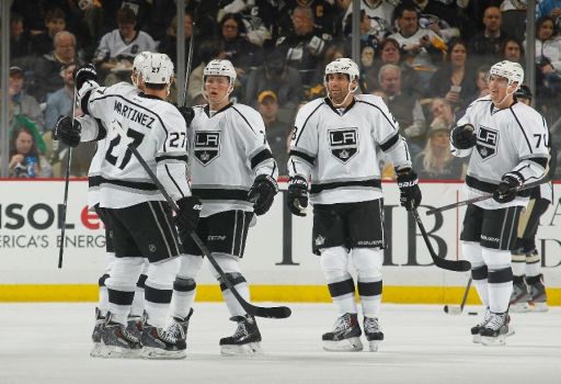 Alec Martinez, Tyler Toffoli, Jarret Stoll, Tanner Pearson