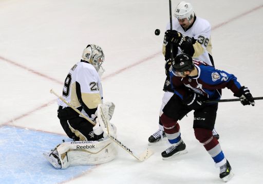 Marc-Andre Fleury, Paul Stastny, Jussi Jokinen