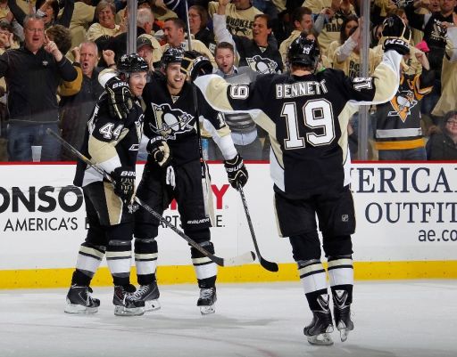 Brooks Orpik, Brandon Sutter, Beau Bennett