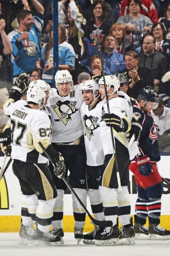 Sidney Crosby, Evgeni Malkin, Matt Niskanen, Paul Martin