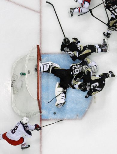 Boone Jenner, Olli Maatta, Marc-Andre Fleury