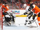 Sean Couturier, Marc-Andre Fleury, Olli Maatta, Wayne Simmonds