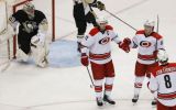 Marc-Andre Fleury, Eric Staal, Chris Terry, Andrei Loktionov
